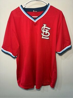 Vintage Majestic St. Louis Cardinals MLB #25 MCGWIRE Pullover Mesh Jersey XL USA